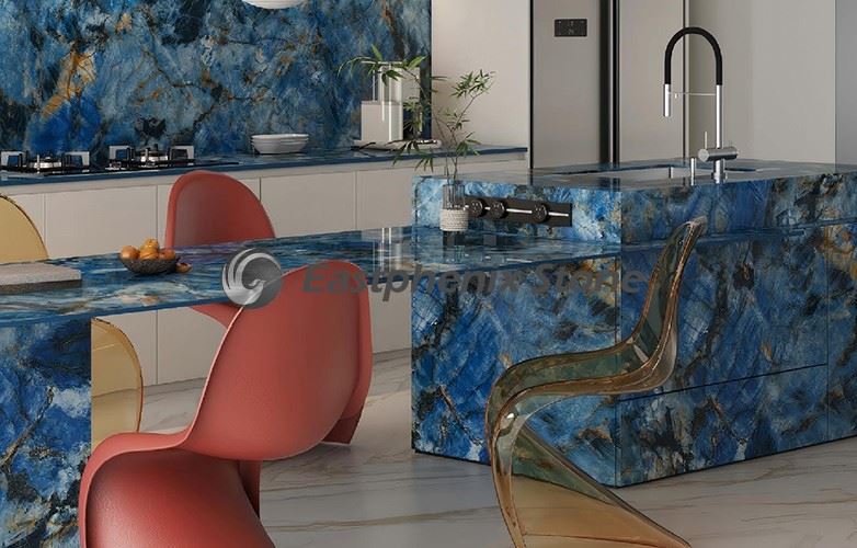 Large Format Blue Stone Slab